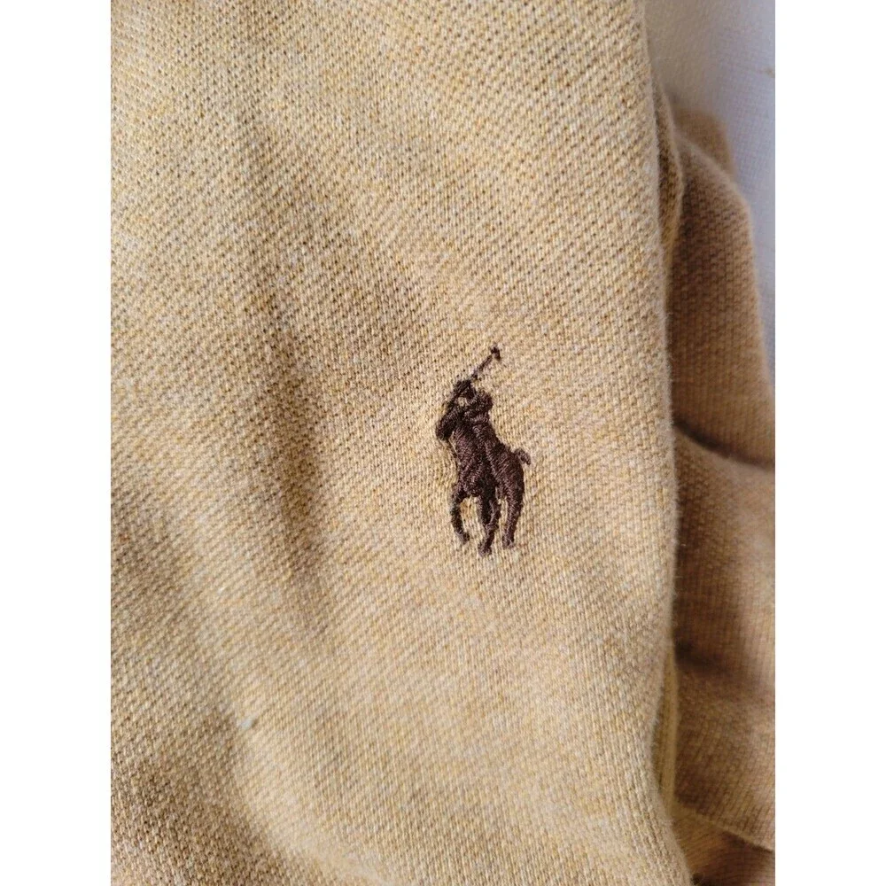 Polo By Ralph Lauren Men’s Polo Shirt Tan Size XL